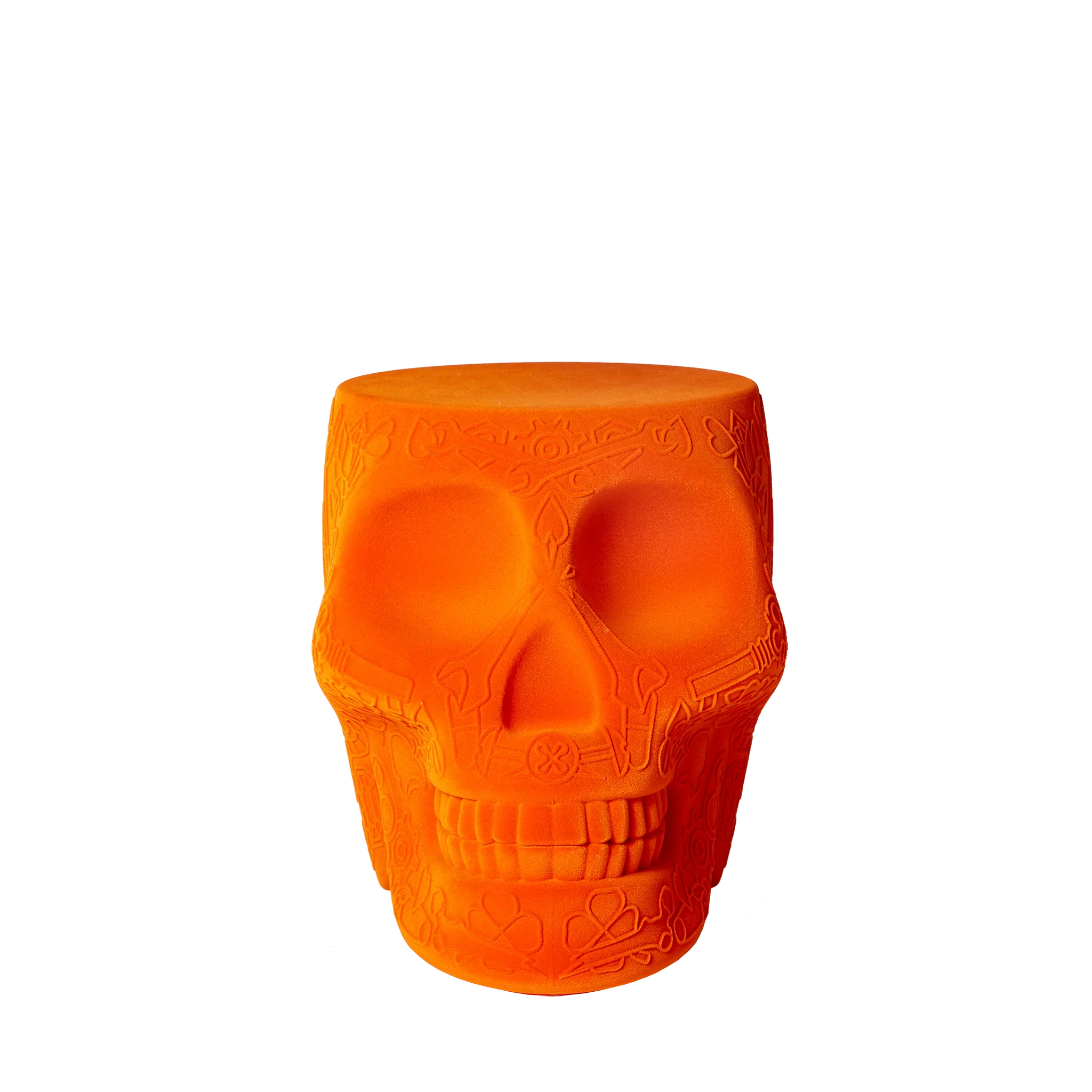 Qeeboo Mexico Stool & Sidetable Velvet Finish