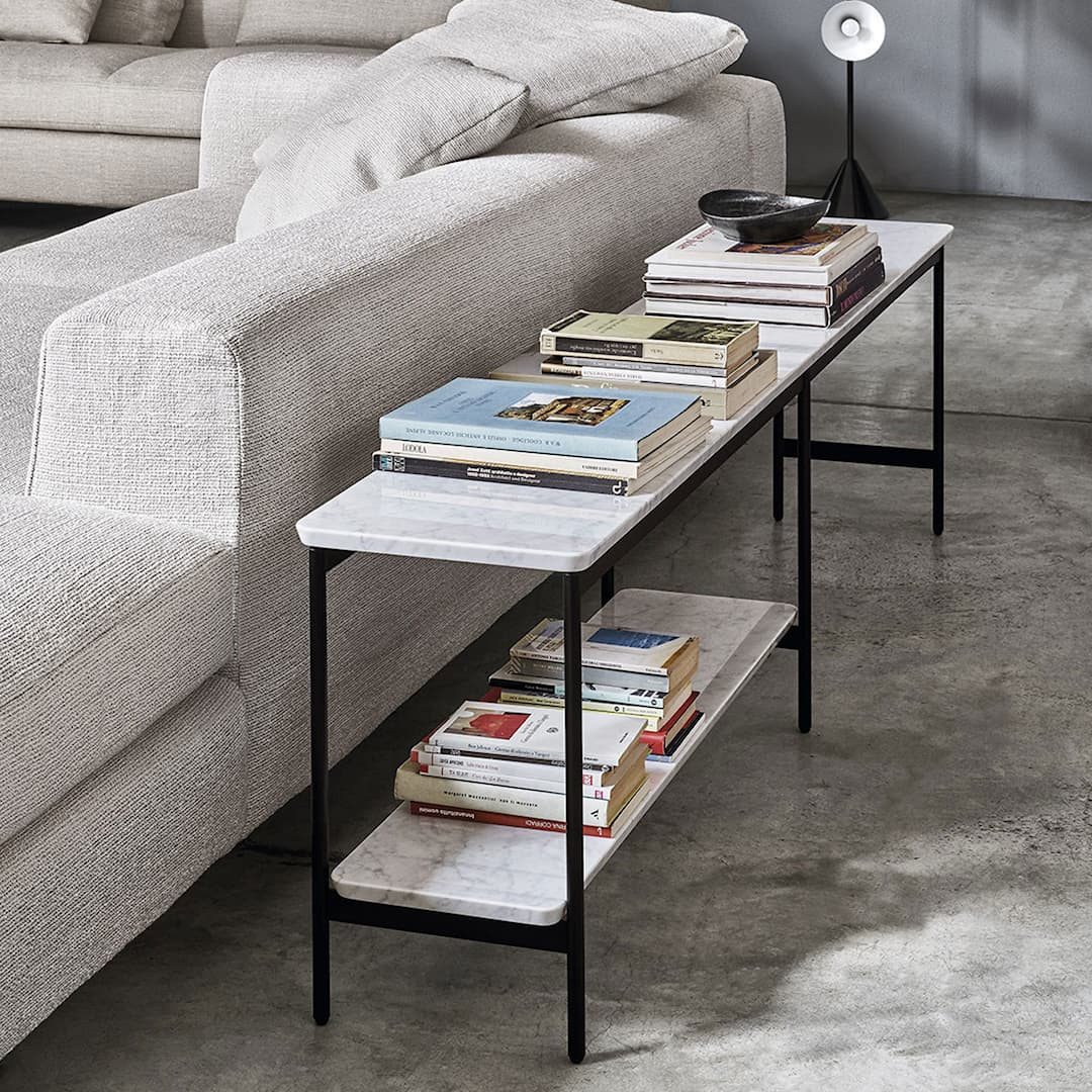 ARFLEX  Capilano Small Table 187 x 30 cm - Fondovalle Lava