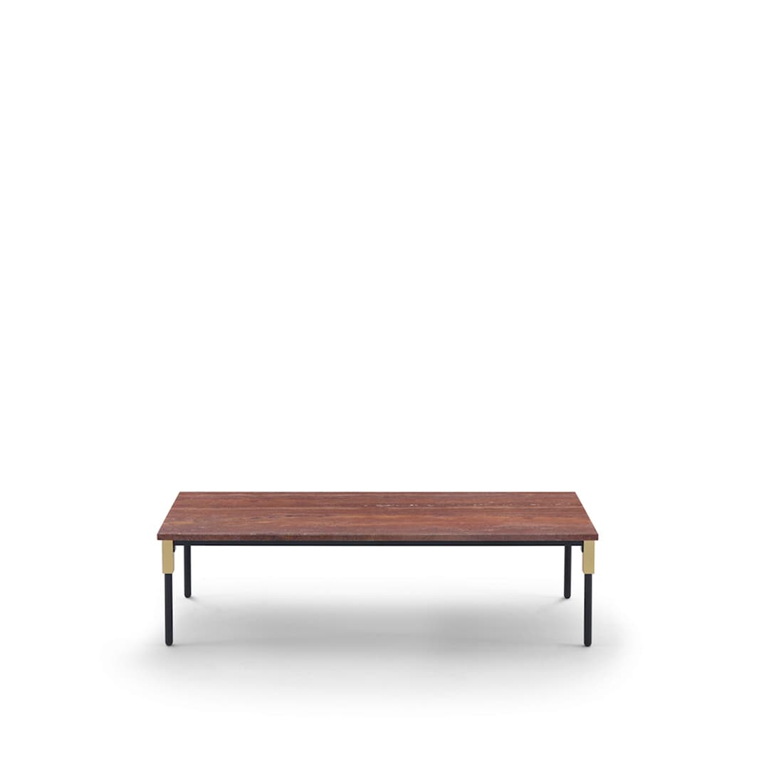ARFLEX  Match Small Table 122 x 42 cm - Travertino Rosso