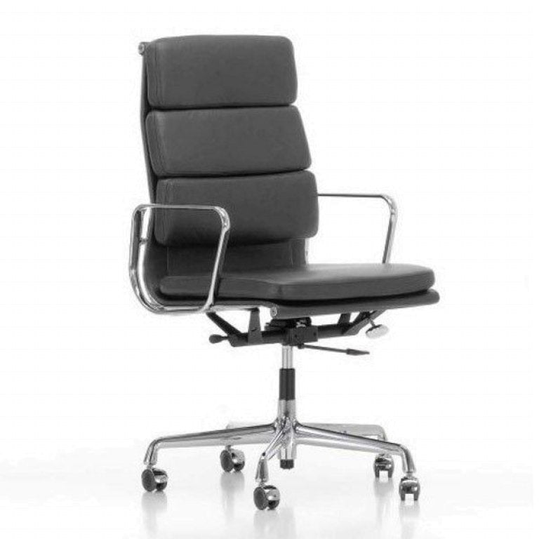 Vitra EA 219 bureaustoel leder