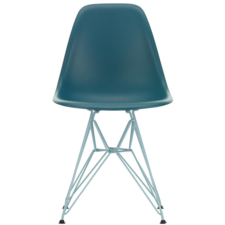 Vitra Eames DSR Colours stoel Pebble, onderstel