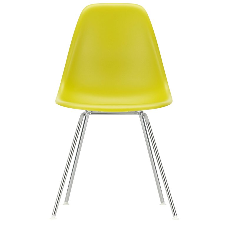 Vitra Eames DSX stoel verchroomd onderstel