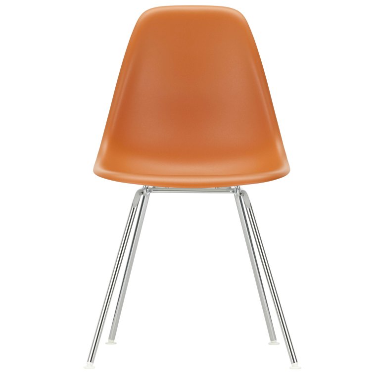 Vitra Eames DSX stoel verchroomd onderstel