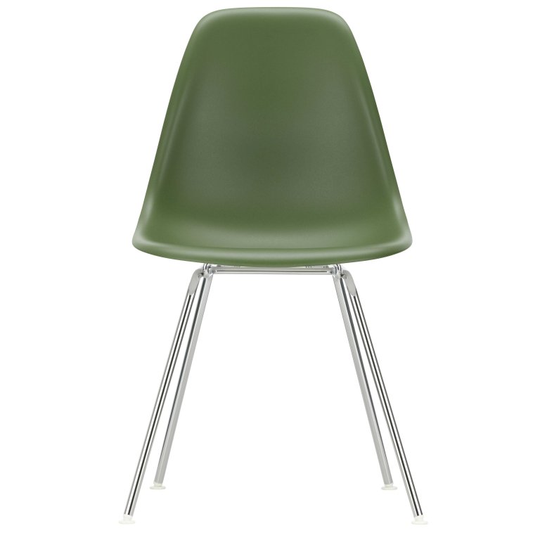 Vitra Eames DSX stoel verchroomd onderstel