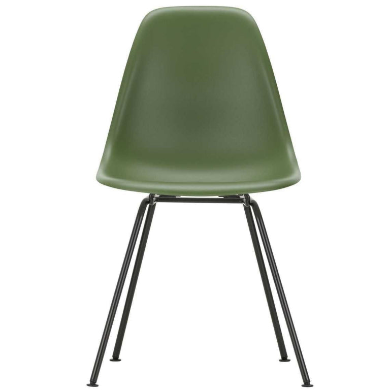 Vitra Eames DSX stoel zwart gepoedercoat onderstel