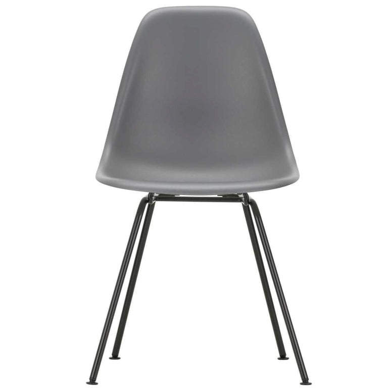 Vitra Eames DSX stoel zwart gepoedercoat onderstel