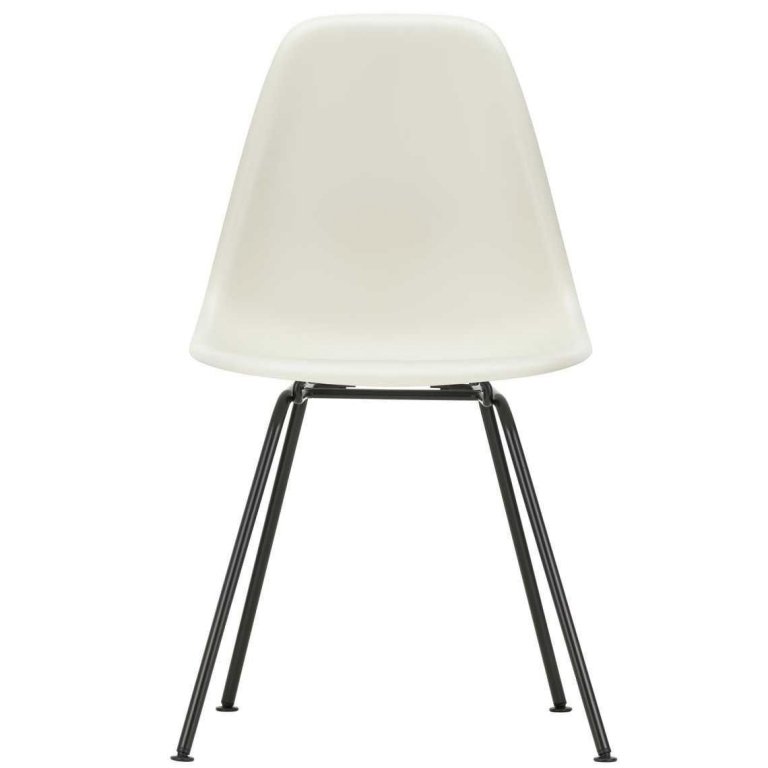 Vitra Eames DSX stoel zwart gepoedercoat onderstel