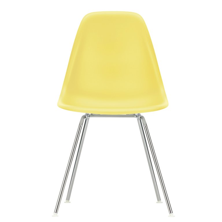 Vitra Eames DSX stoel verchroomd onderstel