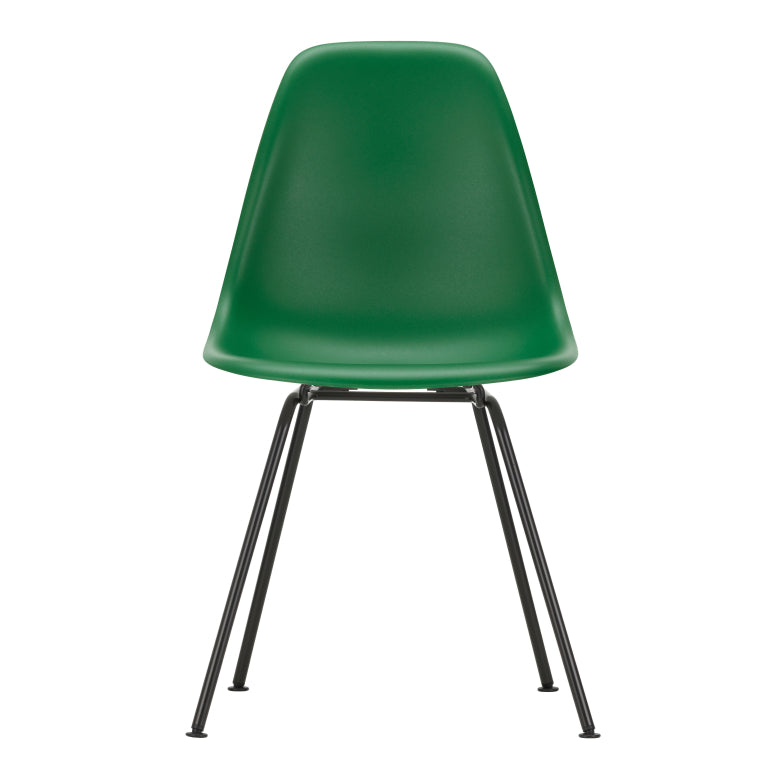 Vitra Eames DSX stoel zwart gepoedercoat onderstel