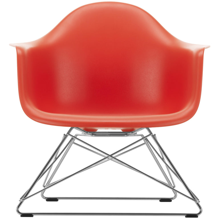 Vitra Eames LAR loungestoel verchroomd onderstel