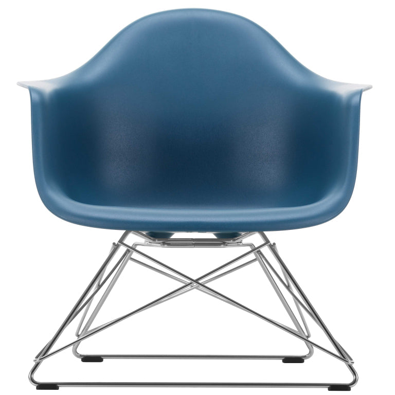 Vitra Eames LAR loungestoel verchroomd onderstel