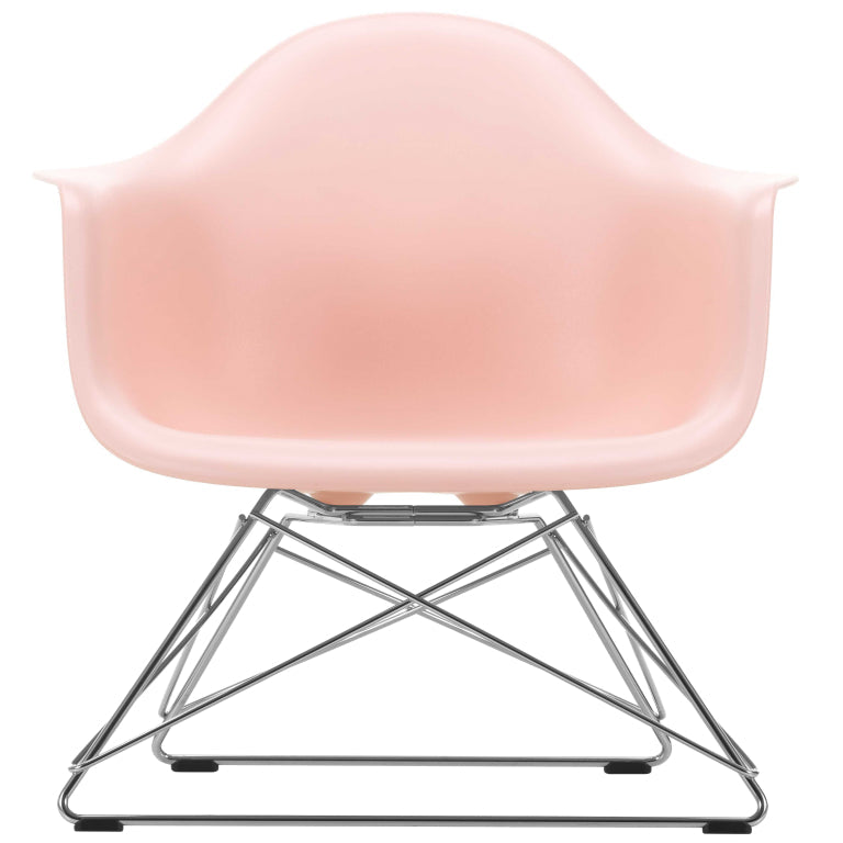 Vitra Eames LAR loungestoel verchroomd onderstel