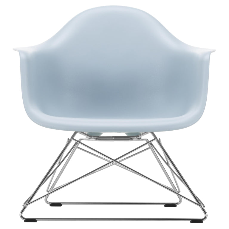 Vitra Eames LAR loungestoel verchroomd onderstel