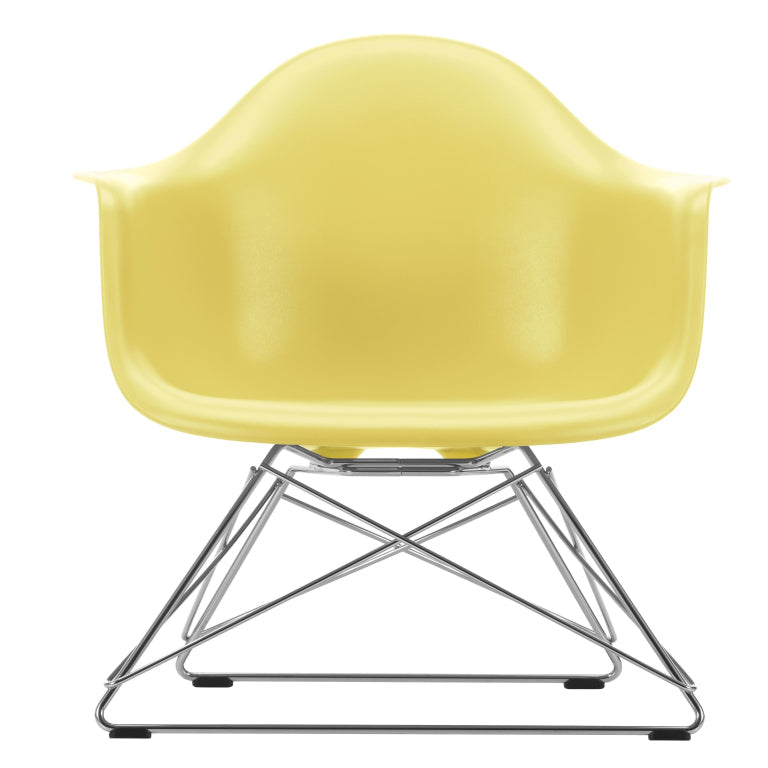Vitra Eames LAR loungestoel verchroomd onderstel