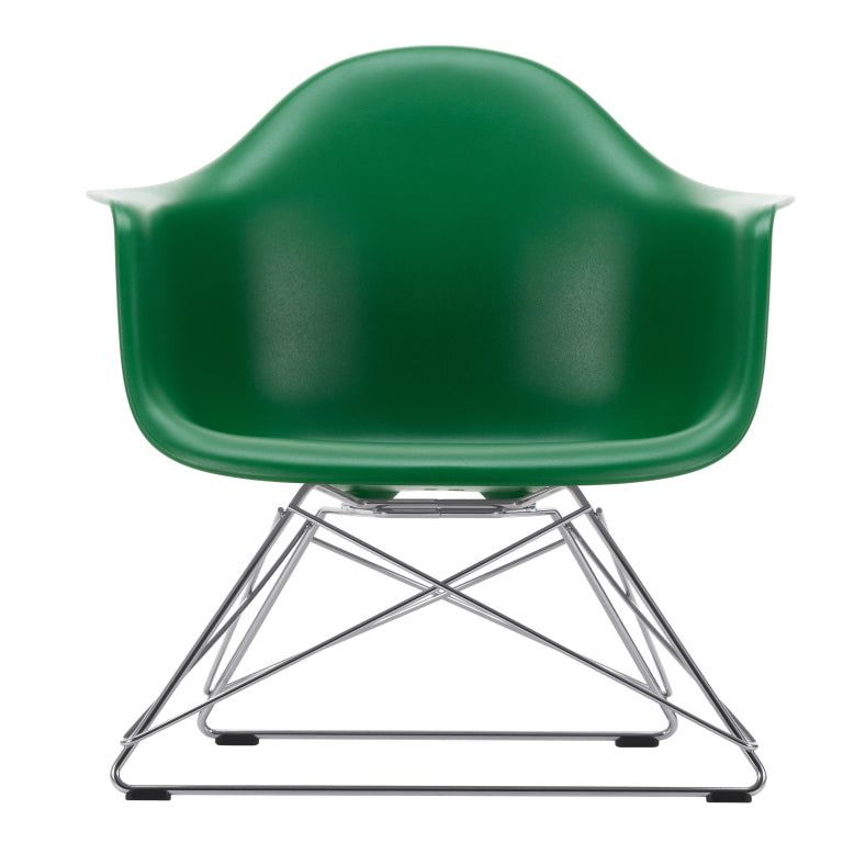 Vitra Eames LAR loungestoel verchroomd onderstel