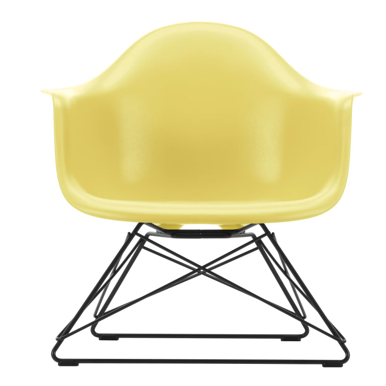 Vitra Eames LAR loungestoel zwart onderstel