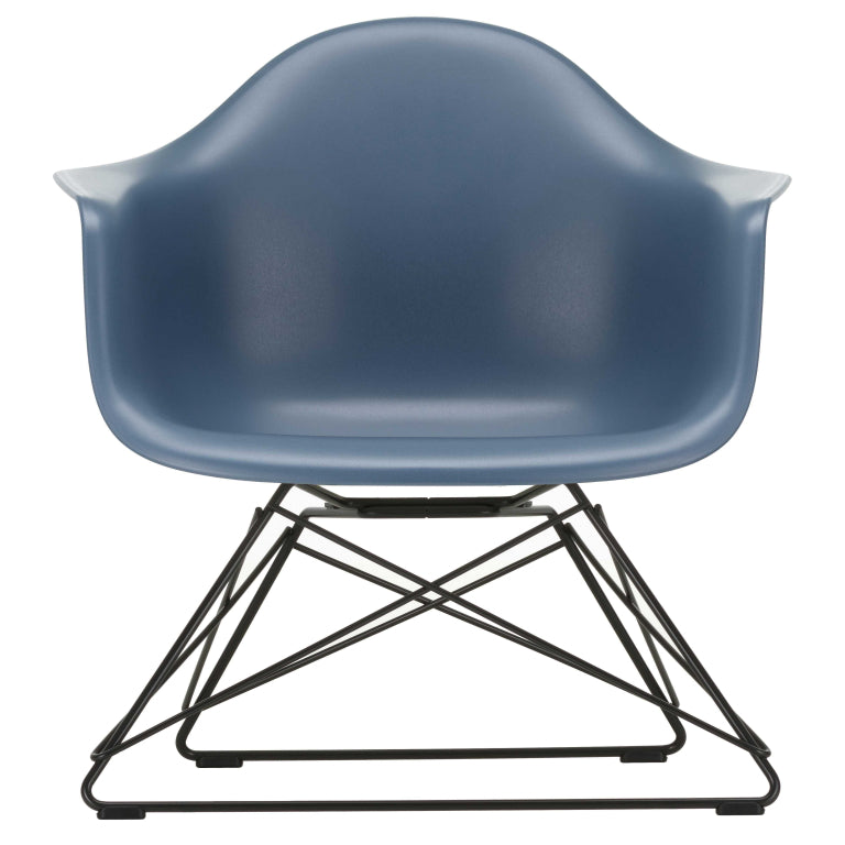Vitra Eames LAR loungestoel zwart onderstel