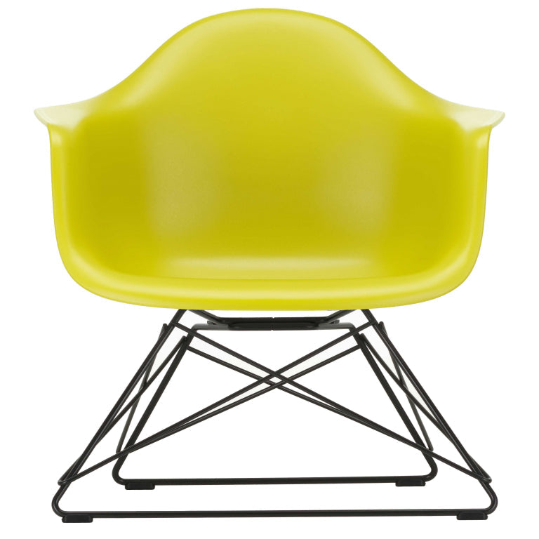 Vitra Eames LAR loungestoel zwart onderstel