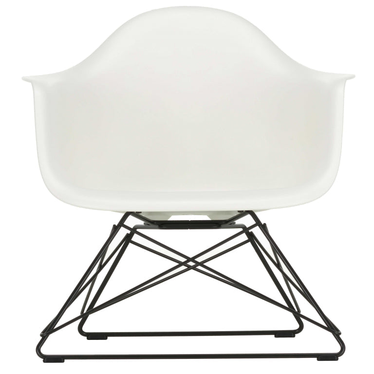 Vitra Eames LAR loungestoel zwart onderstel