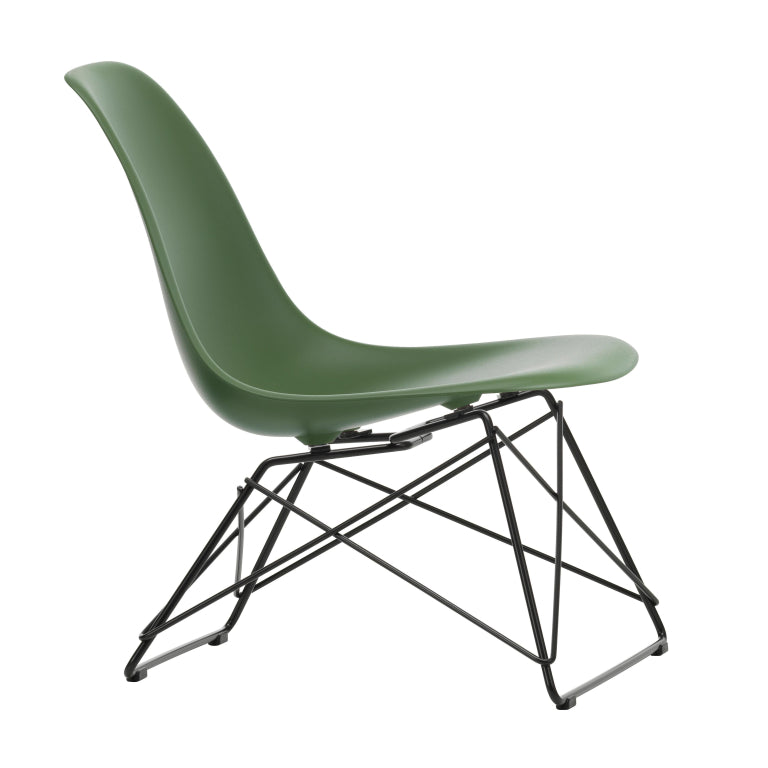 VitraEames LSR fauteuil zwart onderstel