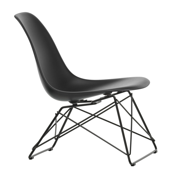 VitraEames LSR fauteuil zwart onderstel