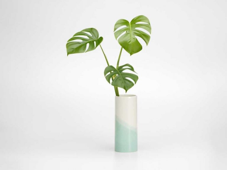 Vitr aHerringbone Vessels vaas glad
