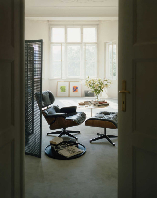 Vitra Ottoman voor Lounge chair zwart