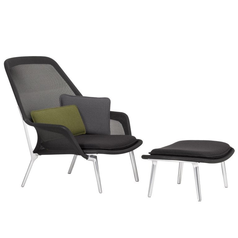 Vitra Slow chair met Ottoman loungestoel