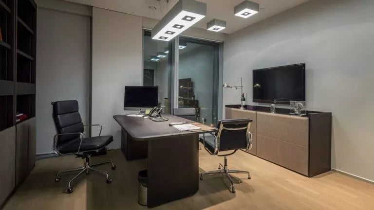 Vitra EA 219 bureaustoel leder