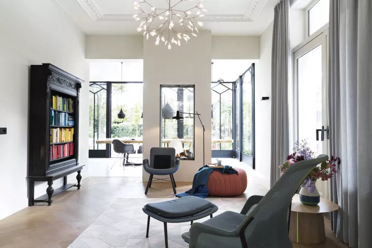 Vitra Slow chair met Ottoman loungestoel