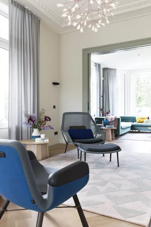 Vitra Slow chair met Ottoman loungestoel