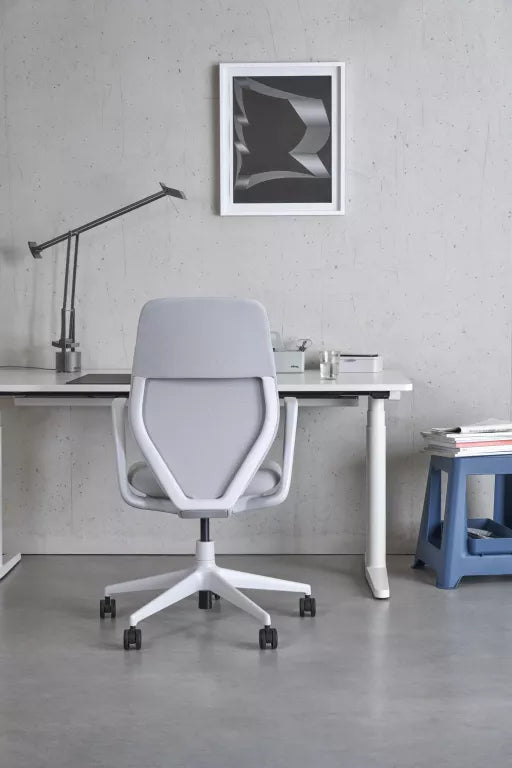 Vitra ACX Mesh fixed bureaustoel grijs onderstel