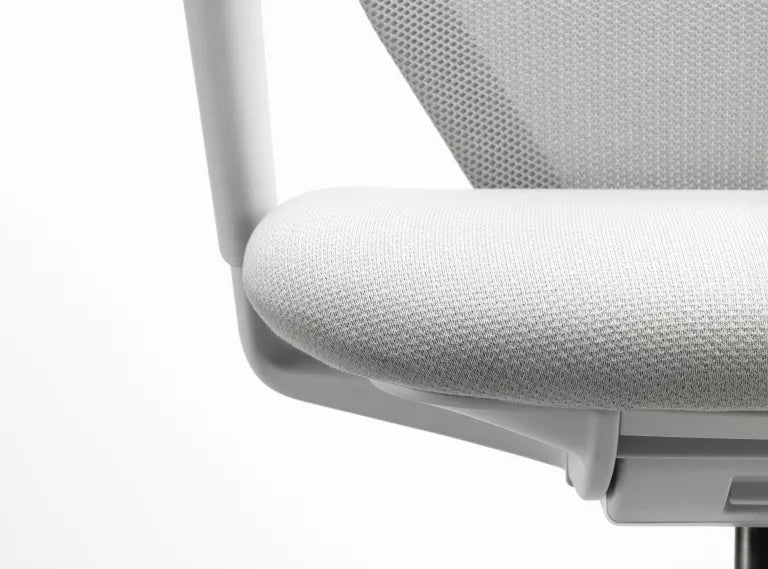 Vitra ACX Mesh fixed bureaustoel grijs onderstel