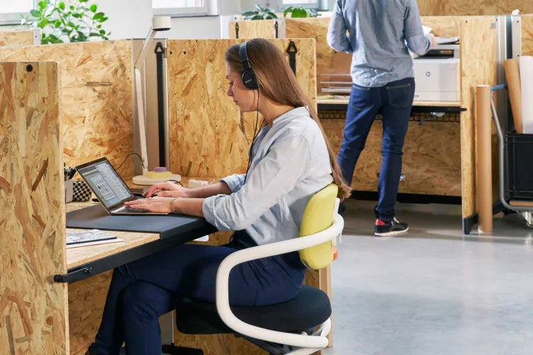 Vitra Allstar bureaustoel harde wielen voor