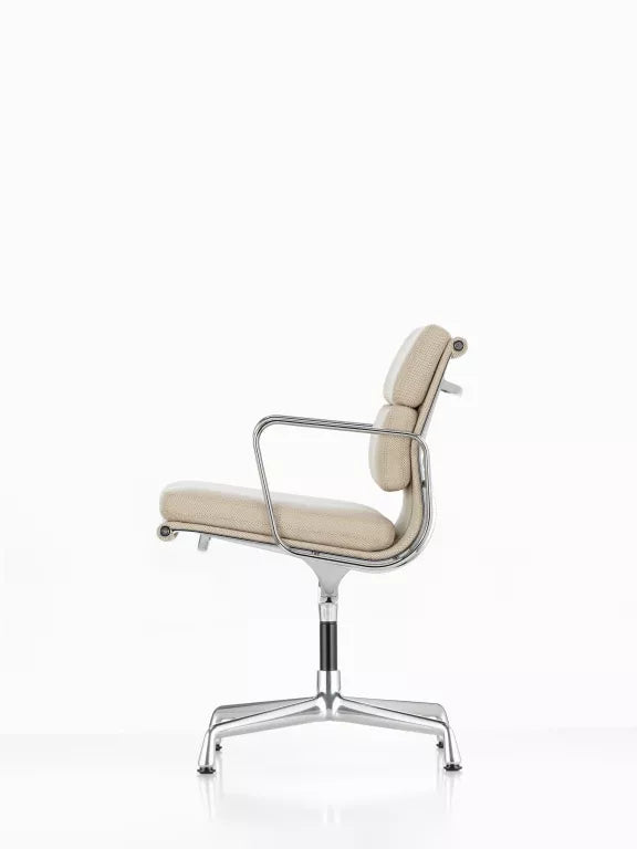 Vitra Aluminium Chair EA 208 fauteuil chroom