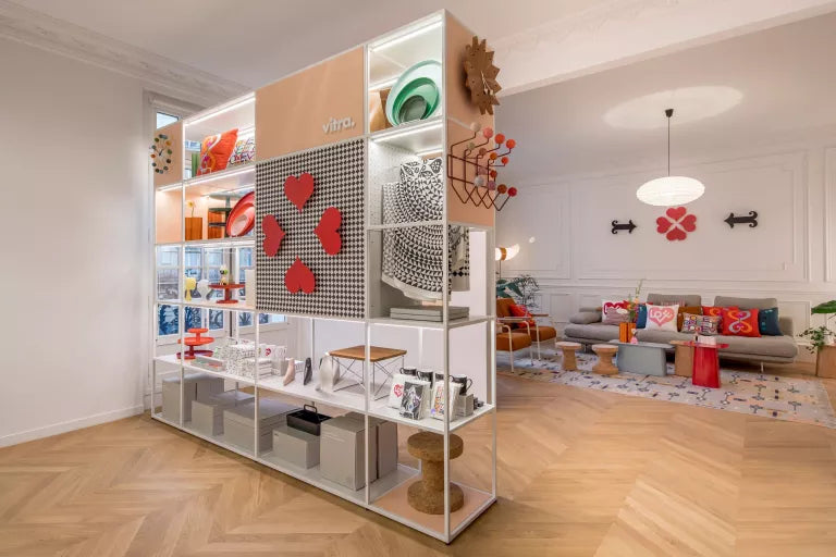 Vitra Double Heart kussen 40x40