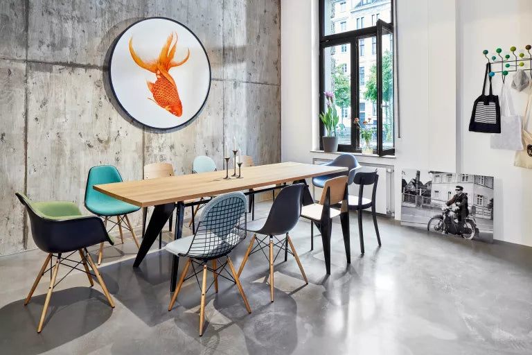 Vitra Eames DAW stoel essen onderstel