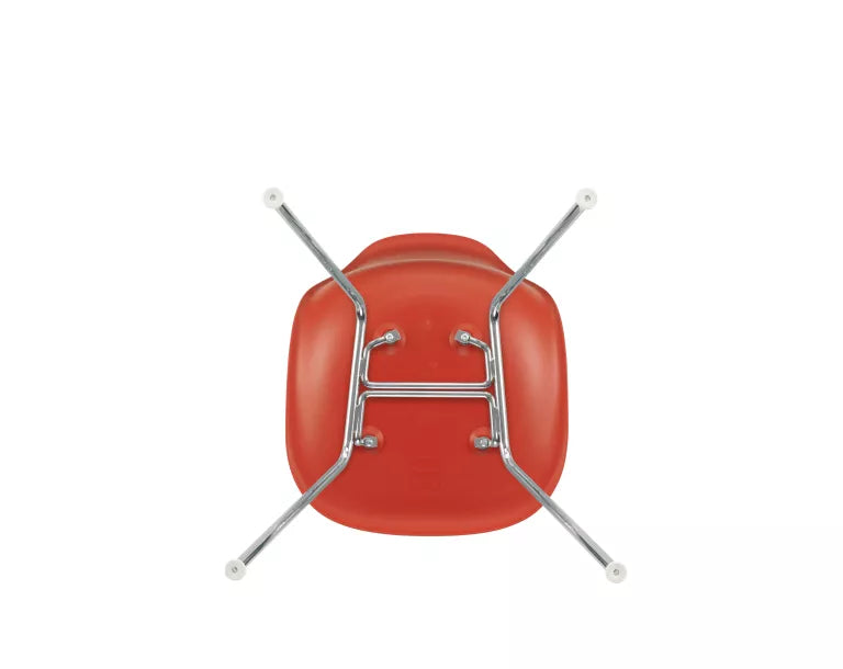 Vitra Eames DSX stoel verchroomd onderstel