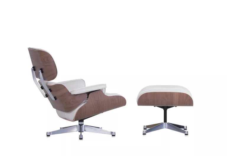 Vitra Eames Lounge chair fauteuil (nieuwe afmetingen) sneeuwwit