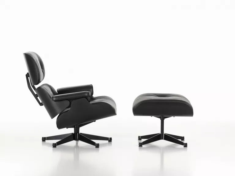 Vitra Eames Lounge chair fauteuil (nieuwe afmetingen) zwart