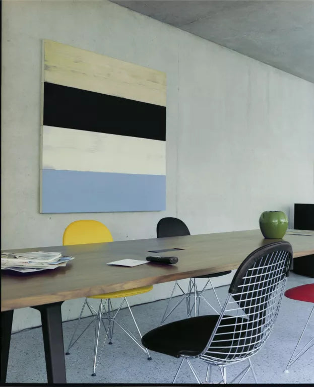 Vitra Eames Wire Chair DKW stoel esdoorn donker