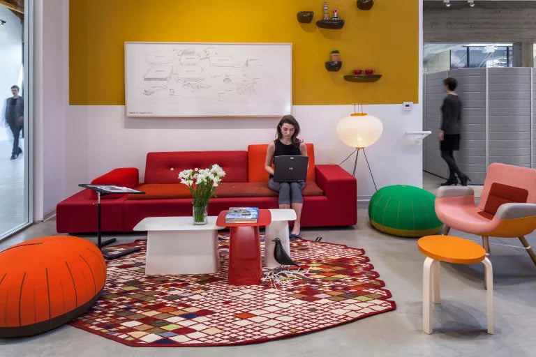 Vitra East River Chair fauteuil stofmix