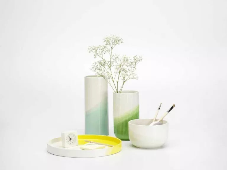 Vitr aHerringbone Vessels vaas glad