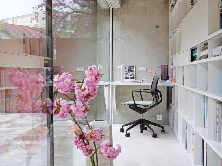 Vitra Physix bureaustoel zwart onderstel