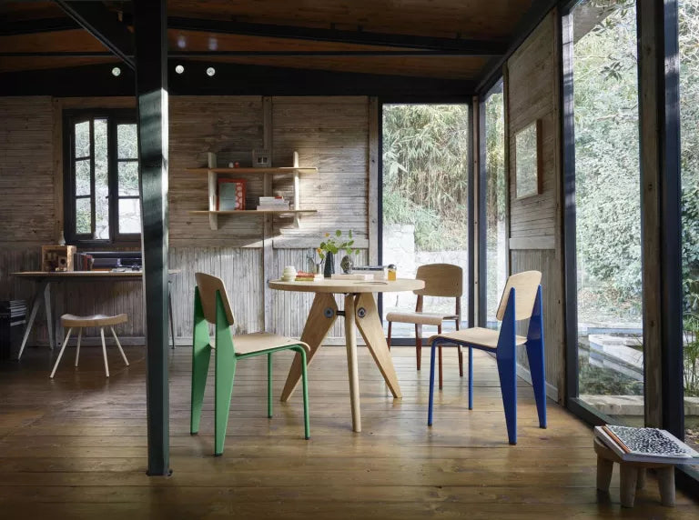 Vitra Tabouret 307 kruk massief eiken