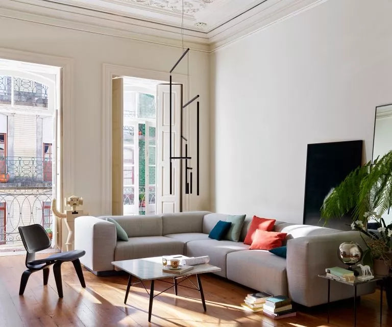 Vitra Soft Modular bank 3-zits volo brick