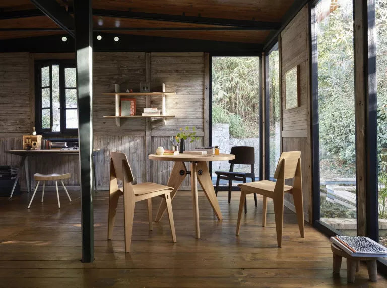 Vitra Tabouret 307 kruk massief eiken