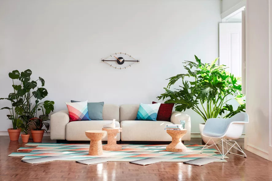 Vitra Eames LAR loungestoel verchroomd onderstel