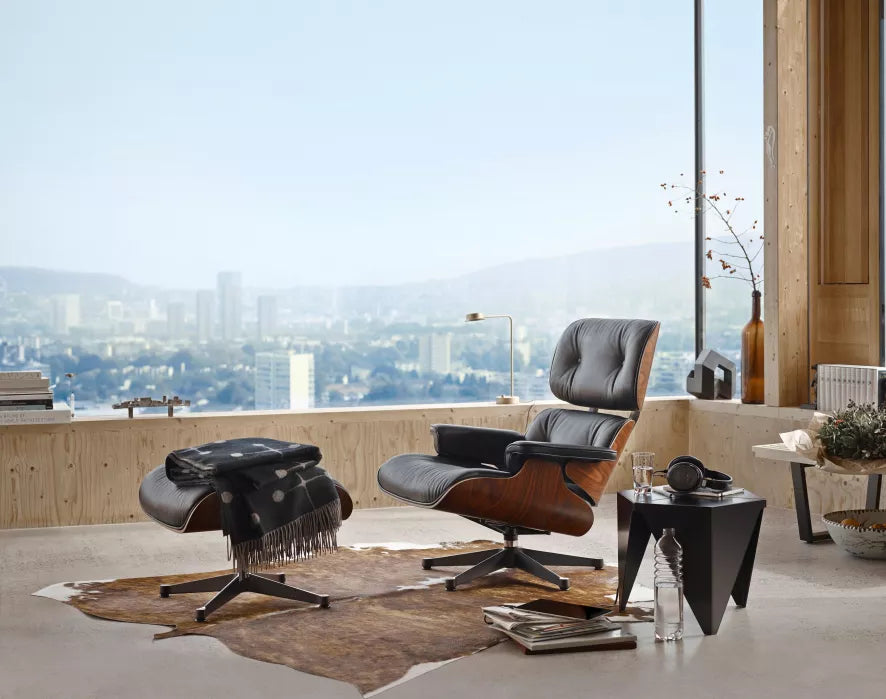 Vitra VitraEames Lounge chair met Ottoman fauteuil (nieuwe afmetingen)