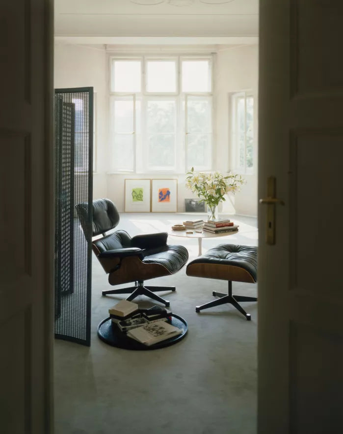 Vitra VitraEames Lounge chair met Ottoman fauteuil (nieuwe afmetingen)